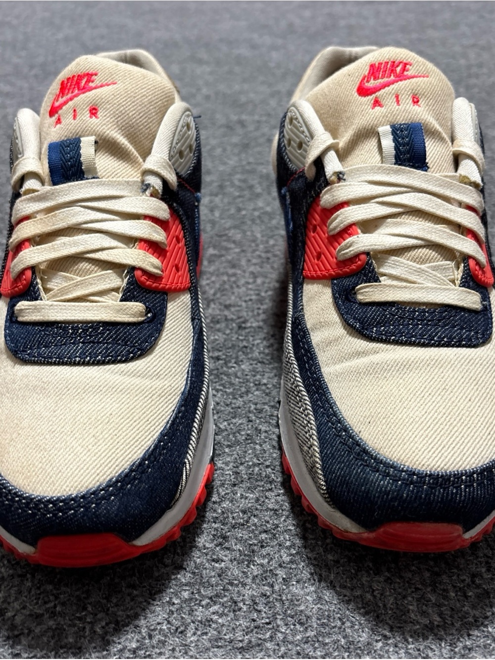 Size 8 - Nike Air Max 90 x Denham 2020 Infrared Denim CU1646-400 Men's - Picture 3 of 14